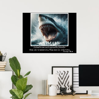 Animals: Apex Predator's Gaze Poster
