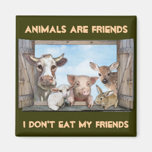 Animals are Friends Magnet