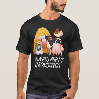 Animals Aren39T Ingredients Funny Vegan Animal T-Shirt
