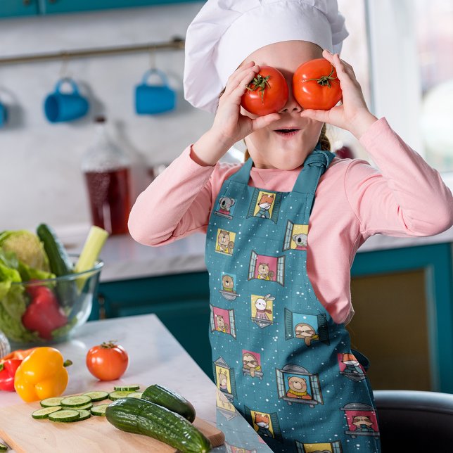 Animals At The Window  Apron (Animals At The Window Apron)