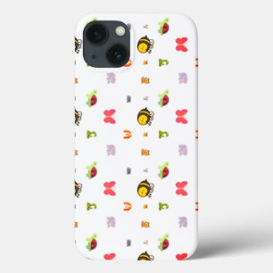 Animals, bees, elephants iPhone 13 case