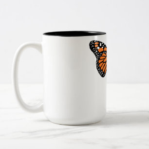Animals, butterflies and insects pictures Two-Tone coffee mug