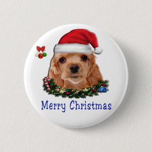 Animals Christmas 6 Cm Round Badge