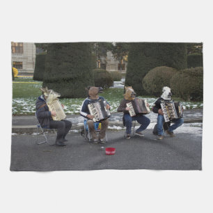 Animal's Concert Tea Towel