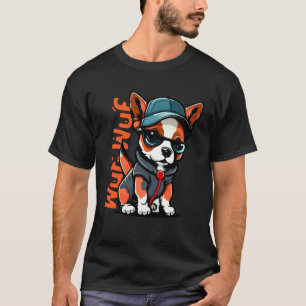 Animals Dog Cat Owl Fox Cute 4 T-Shirt
