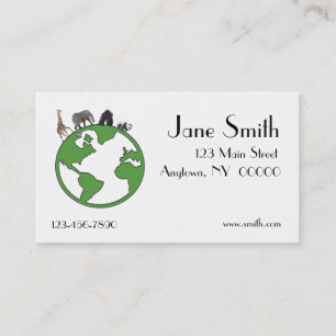 Animals Earth Business Card
