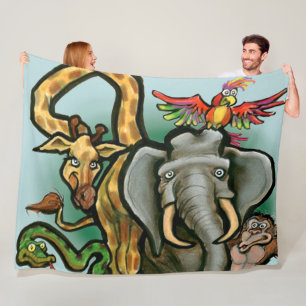 Animals Fleece Blanket