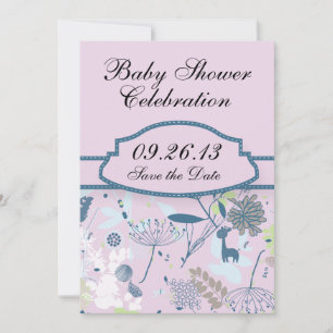 Animals & Flowers Save The Date