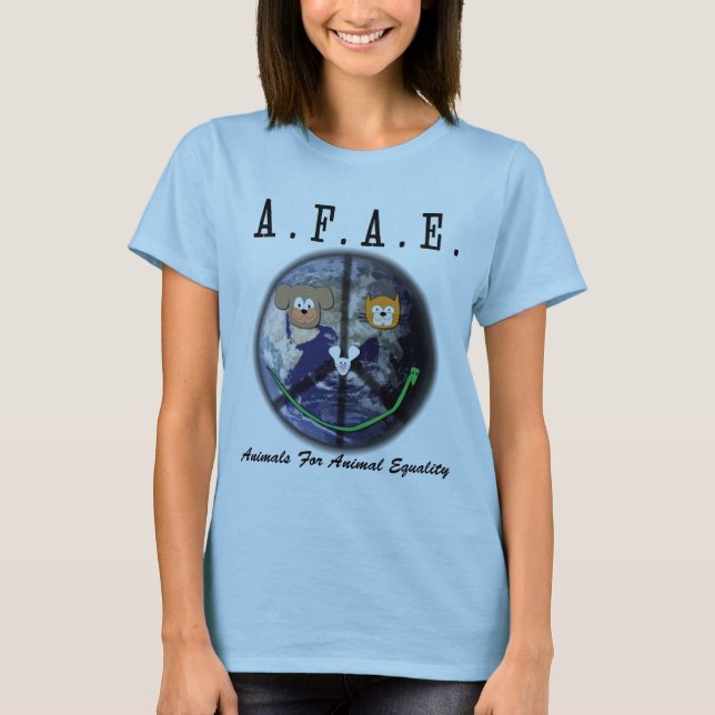 Animals For Animal Equality Women's Tee #1 (Front)