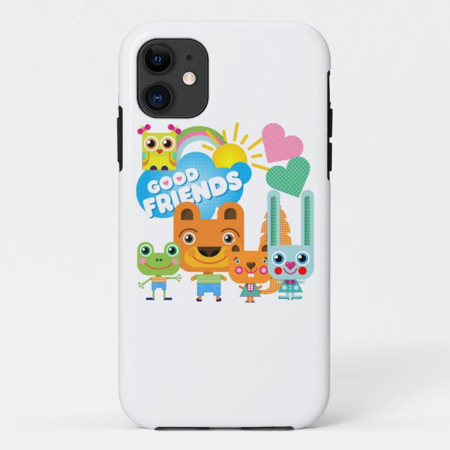 Animals Good Friends Case-Mate iPhone Case (Back)