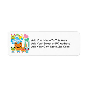 Animals Good Friends Return Address Label