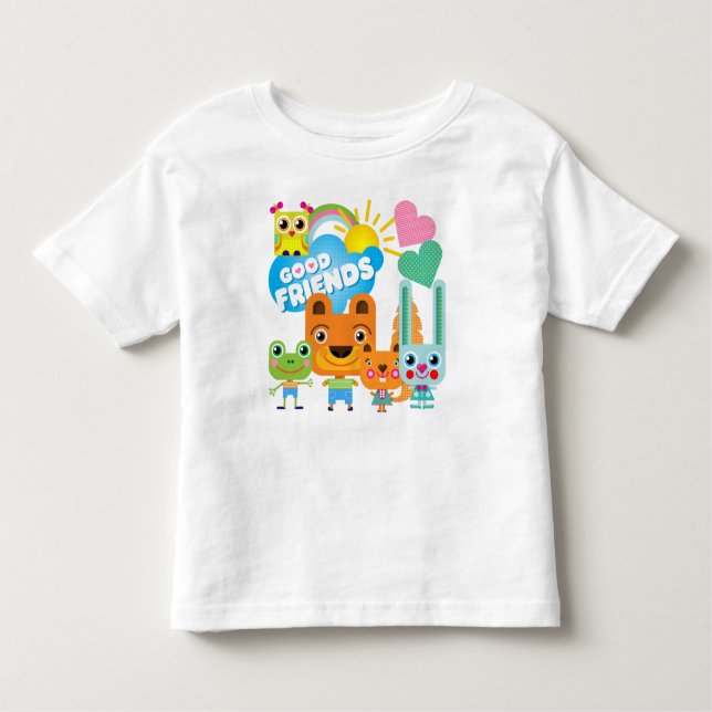 Animals Good Friends Toddler T-Shirt (Front)