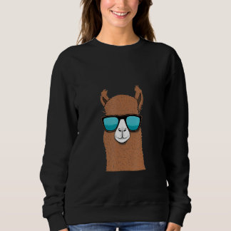 Animals Graphic  Alpaca Wearing Sunglasses 1 Sweatshirt