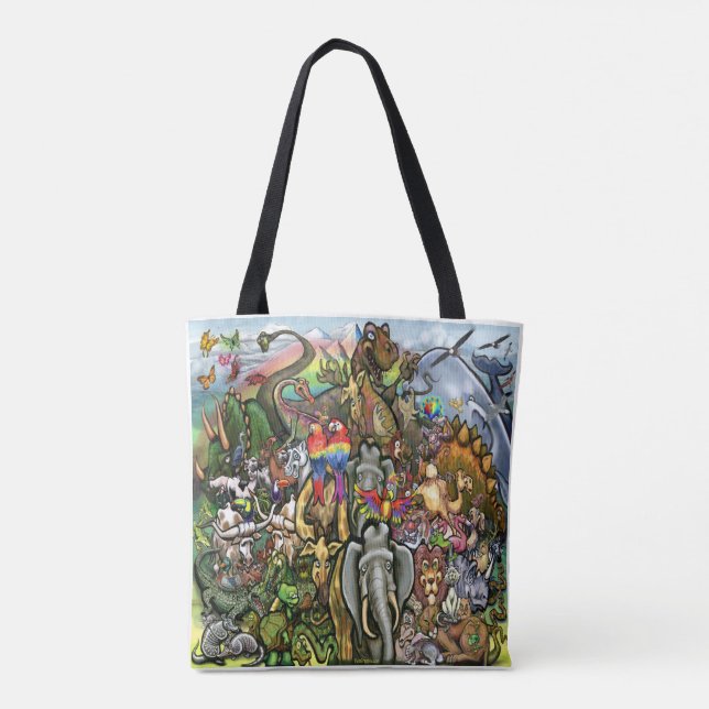 Animals Great and Small Tote Bag (Back)