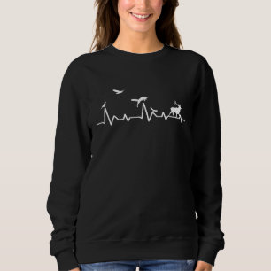 Animals Heartbeat Pulse Ecg Forest Animals Animal Sweatshirt