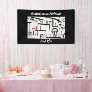 Animals in an Enclosure by Paul Klee Banner