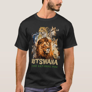 Animals In Chobe National Park African Safari T-Shirt
