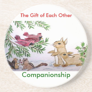 animals in snow, The Gift of Each Other, Compan... Coaster
