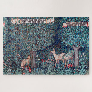 Animals in The Forest, William Morris Jigsaw Puzzle