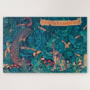 Animals in The Forest, William Morris Jigsaw Puzzle