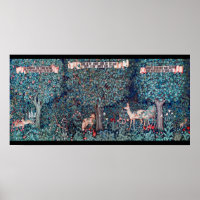 Animals in The Forest, William Morris