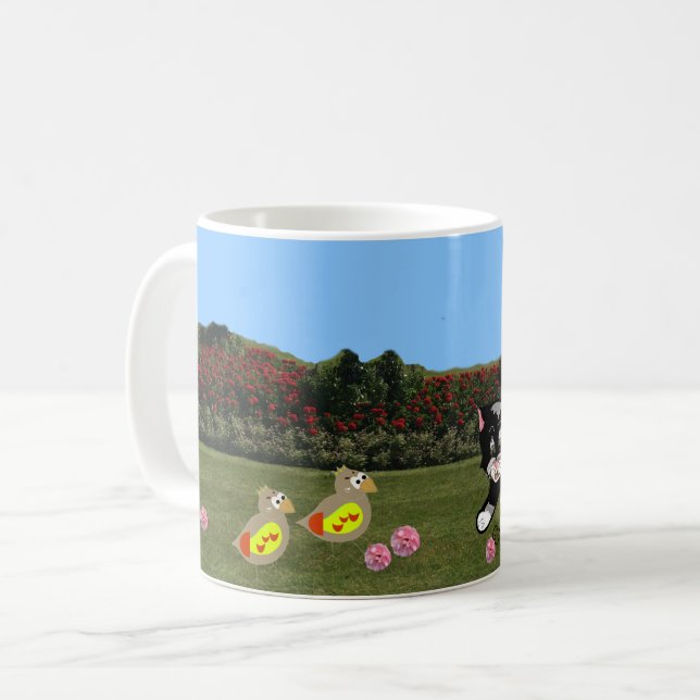 Animals in the Garden Coffee Mug (Front Left)