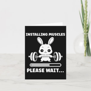 Animals Installing Muscles Fitness Bodybuilding Ra Card