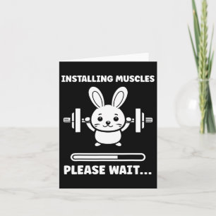 Animals Installing Muscles Fitness Bodybuilding Ra Card