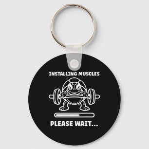 Animals Installing Muscles Fitness Bodybuilding Tu Key Ring