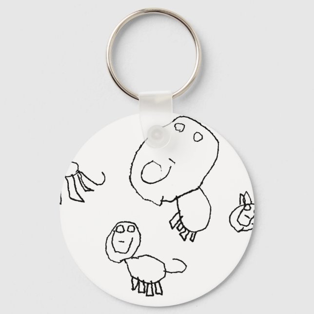 Animals Key Ring (Front)
