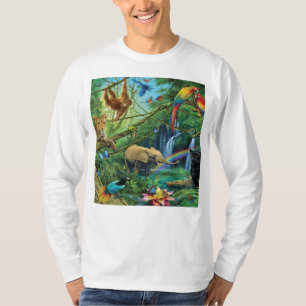Animals living together throw pillow T-Shirt