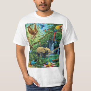 Animals living together throw pillow T-Shirt