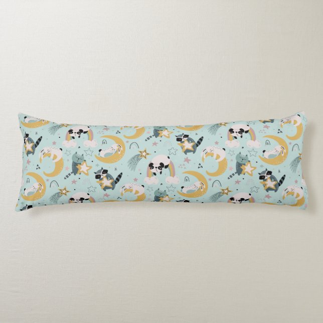 Animals, Moons and Stars Body Cushion (Front)