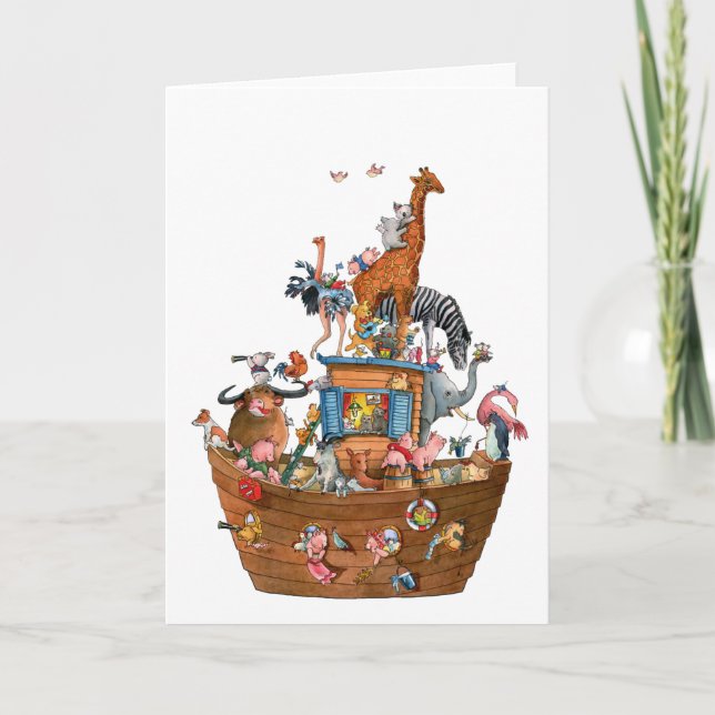 Animals Noah's Ark -  Greeting Card (Front)