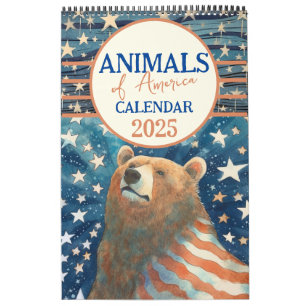 Animals of America 2026 Calendar