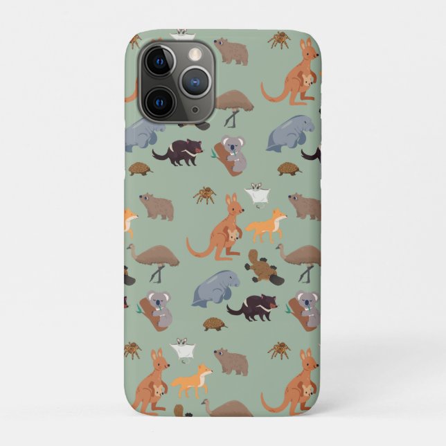 Animals of Australia Aussie Wildlife Case-Mate iPhone Case (Back)