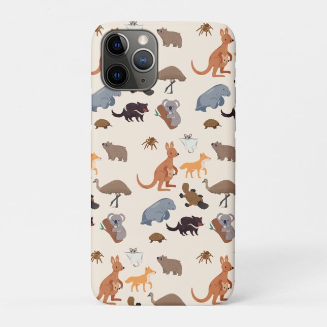 Animals of Australia Aussie Wildlife Case-Mate iPhone Case (Back)