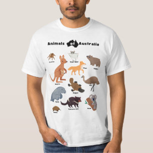 Animals of Australia Aussie Wildlife T-Shirt