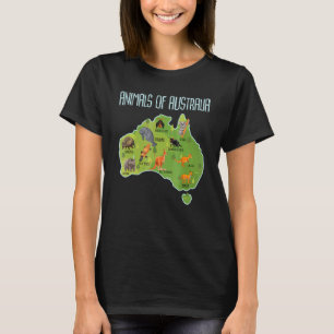 Animals Of Australia Australian Animal Educational T-Shirt