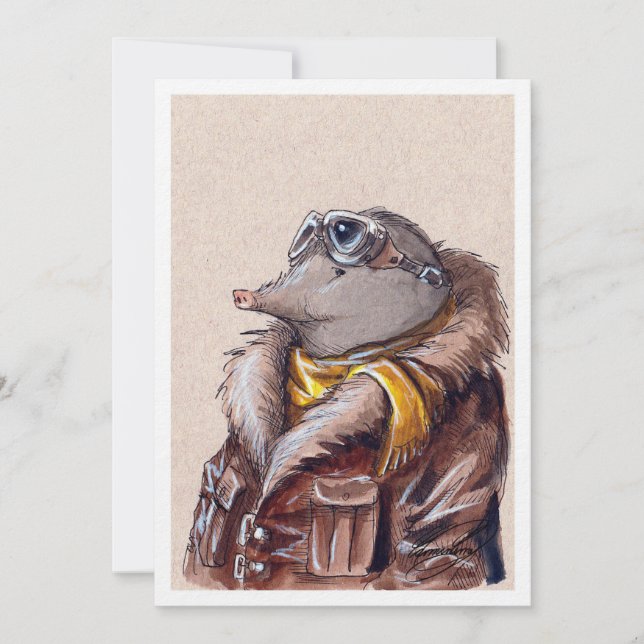 Animals of Big Rock: Bix Bartle, test pilot (Front)