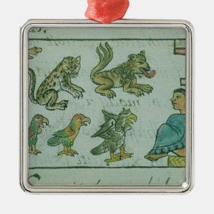 Animals of the Aztec Emperor Metal Ornament