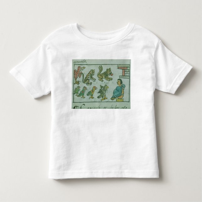 Animals of the Aztec Emperor Toddler T-Shirt (Front)