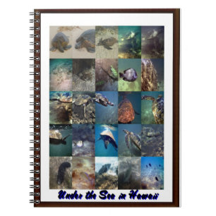Animals of the sea notebook
