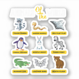 Animals Of The World Funny Animal Real Names