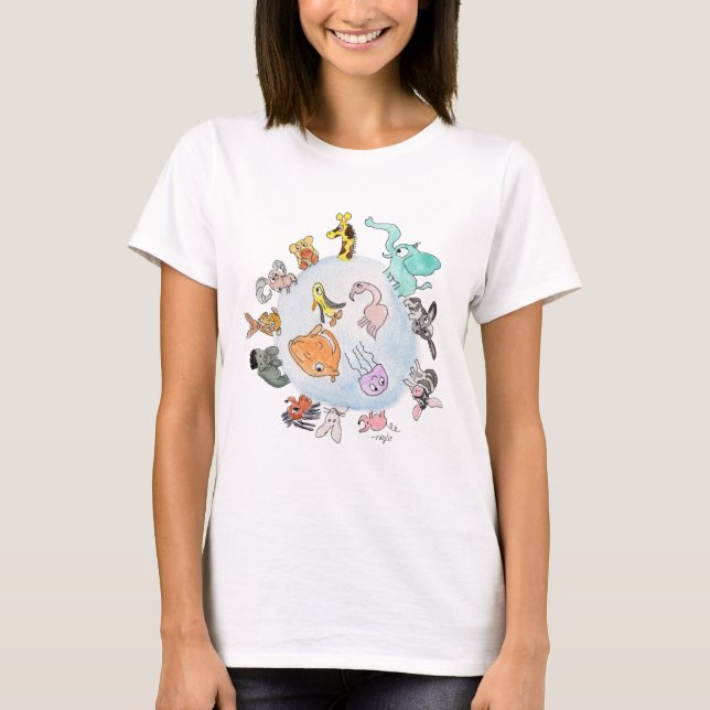 Animals of the World T-Shirt (Front)