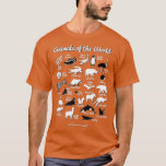 Animals of the World T-Shirt<br><div class="desc">Animals of the World .Check out our Biology t shirts selection for the very best in unique or custom,  handmade pieces from our clothing shops.</div>