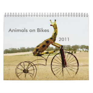 Animals on Bikes 2011 Ezy Rider Calendar