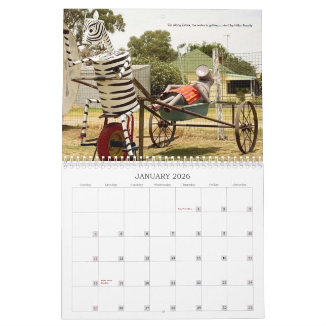 Animals on Bikes 2011 Ezy Rider Calendar (Jan 2026)