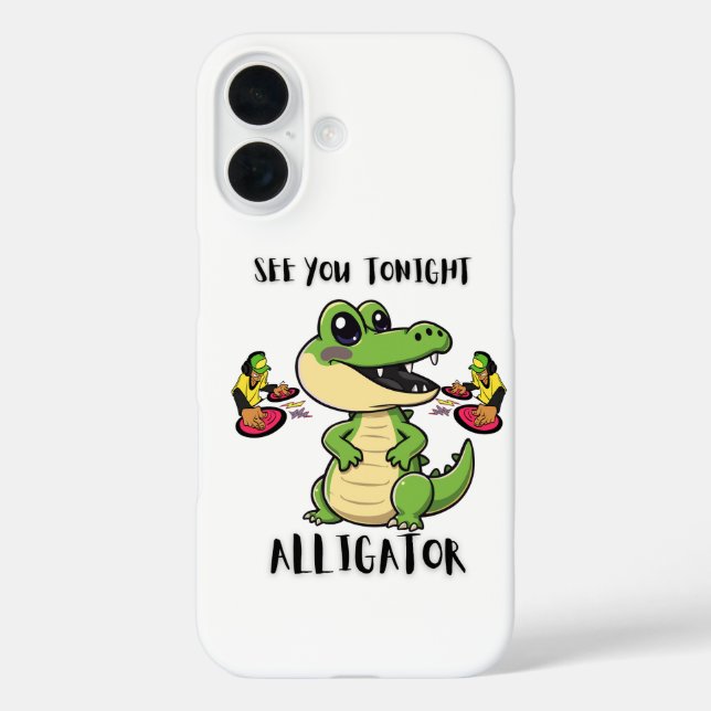Animals Party Alligator Case-Mate iPhone Case (Back)