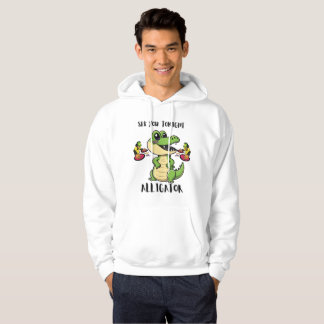 Animals Party Alligator Hoodie